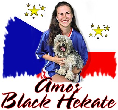 Lucka Vykoupilová with Monty